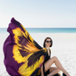 Purple Pansy Cape Kaftan