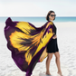 Purple Pansy Cape Kaftan