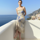 Vintage Cream Wisteria Dress