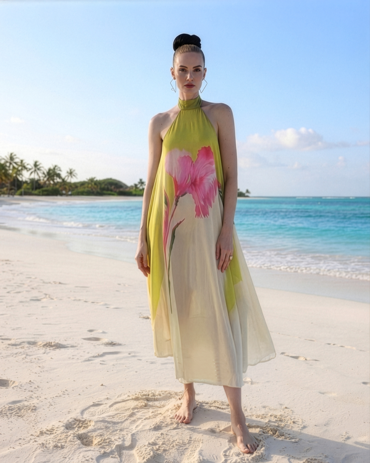 Silvia Flora Handkerchief Dress