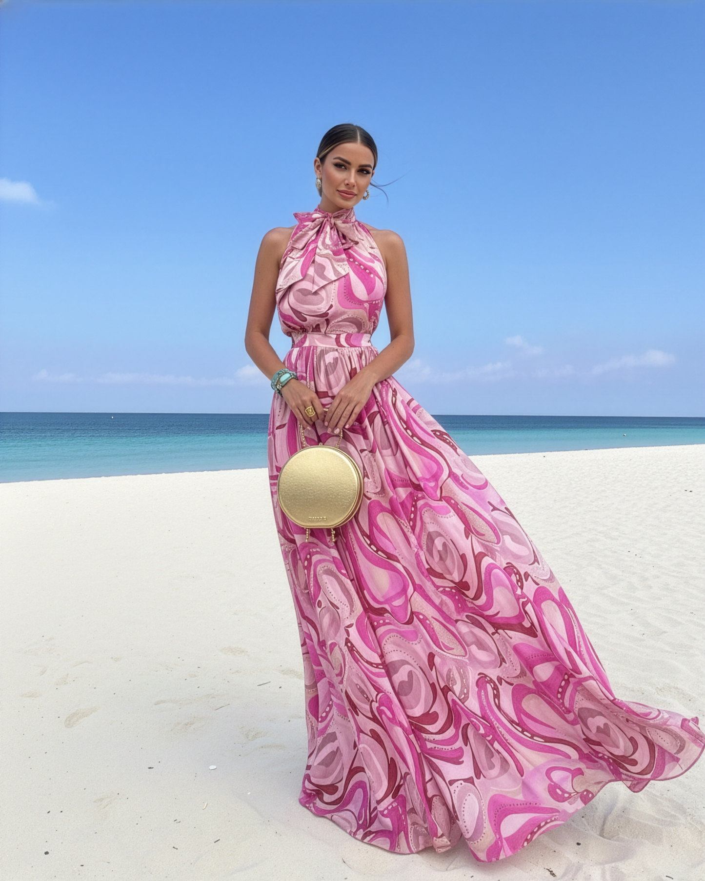 Wave Pink Maxi