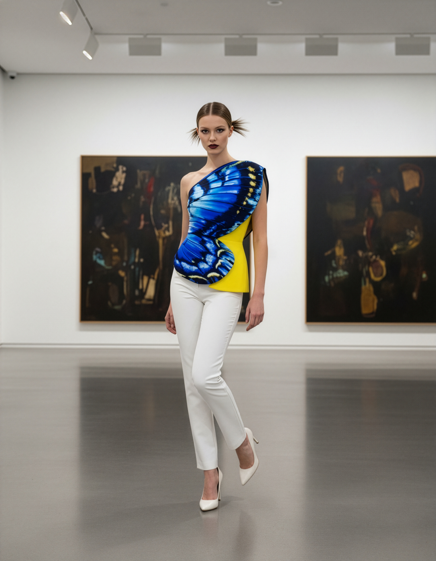 Blue Butterfly One Top