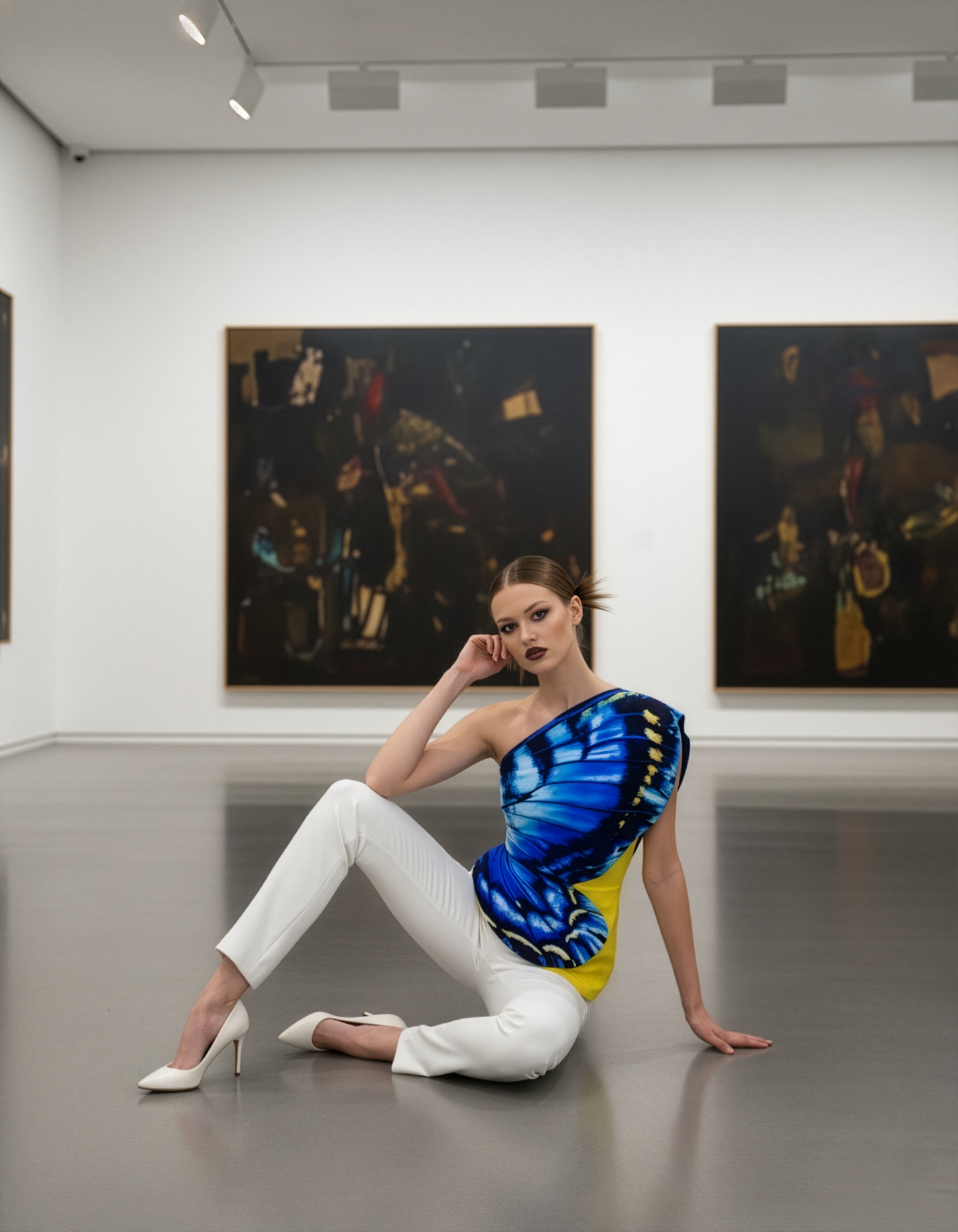 Blue Butterfly One Top