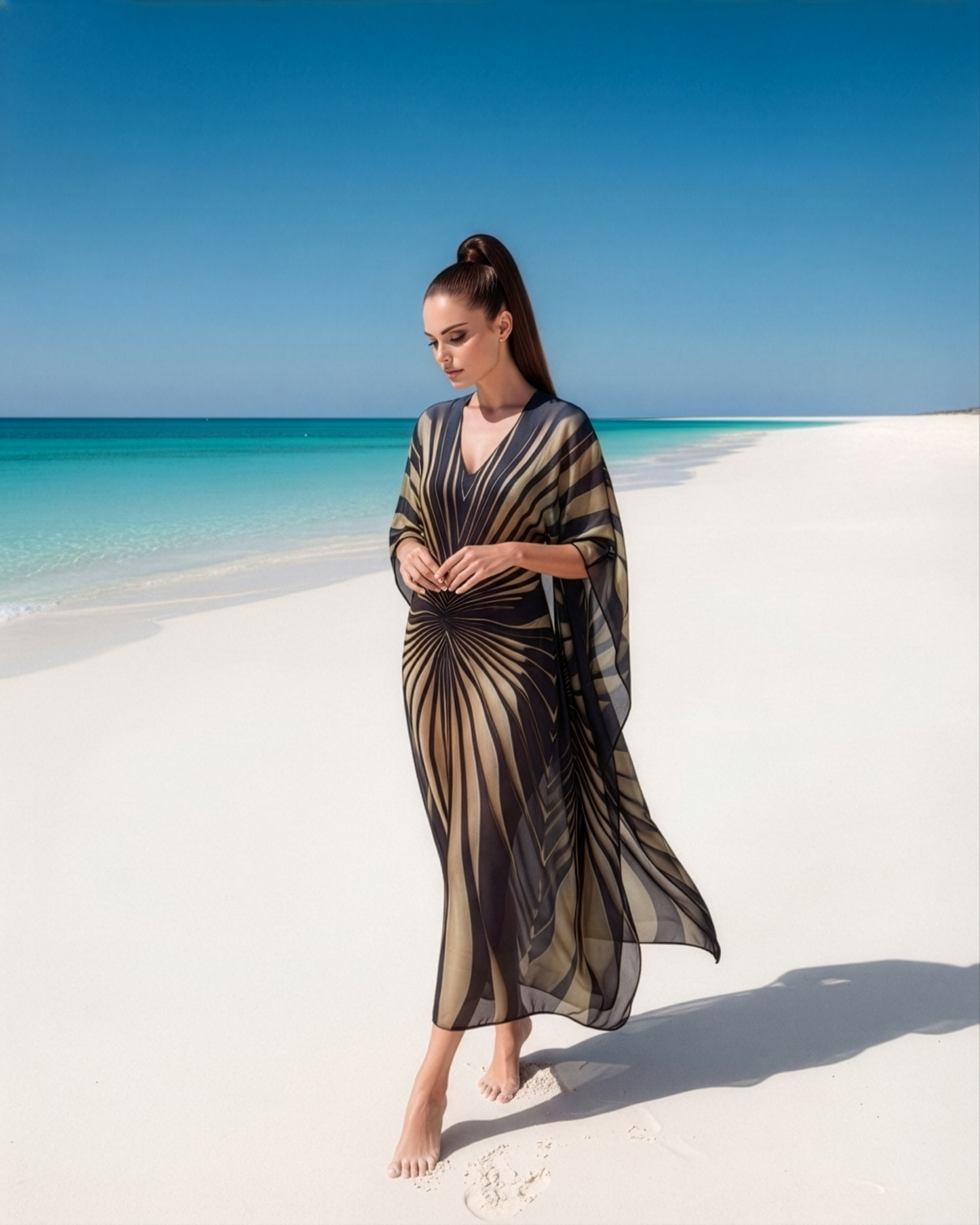 Monarch Tiger Kaftan