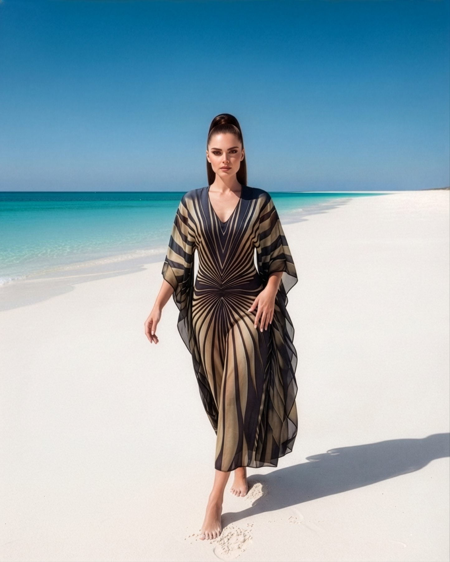 Monarch Tiger Kaftan