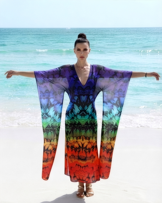 Scarlet Macaw Kaftan Cover