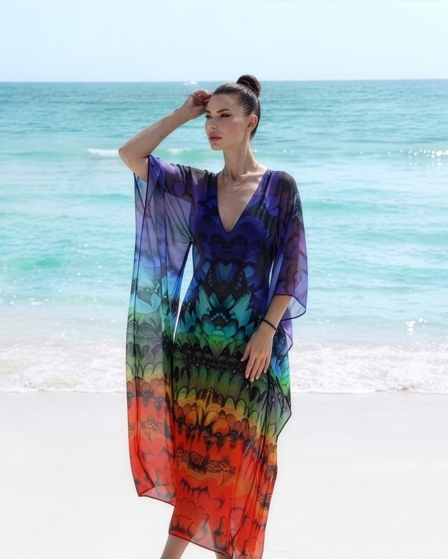 Scarlet Macaw Kaftan Cover