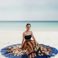 Monarch Butterfly Navy Skirt