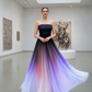 Midnight Fantasy Ombre Tube Gown