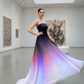 Midnight Fantasy Ombre Tube Gown