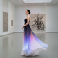 Midnight Fantasy Ombre Tube Gown
