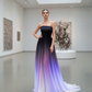 Midnight Fantasy Ombre Tube Gown