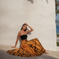 Butterfly Orange Skirt