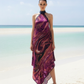 Magenta Marble Handkerchief Dress