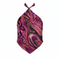 Magenta Marble Handkerchief Top