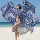 Majolica Oversized Cape Kaftan