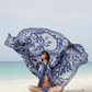 Majolica Oversized Cape Kaftan