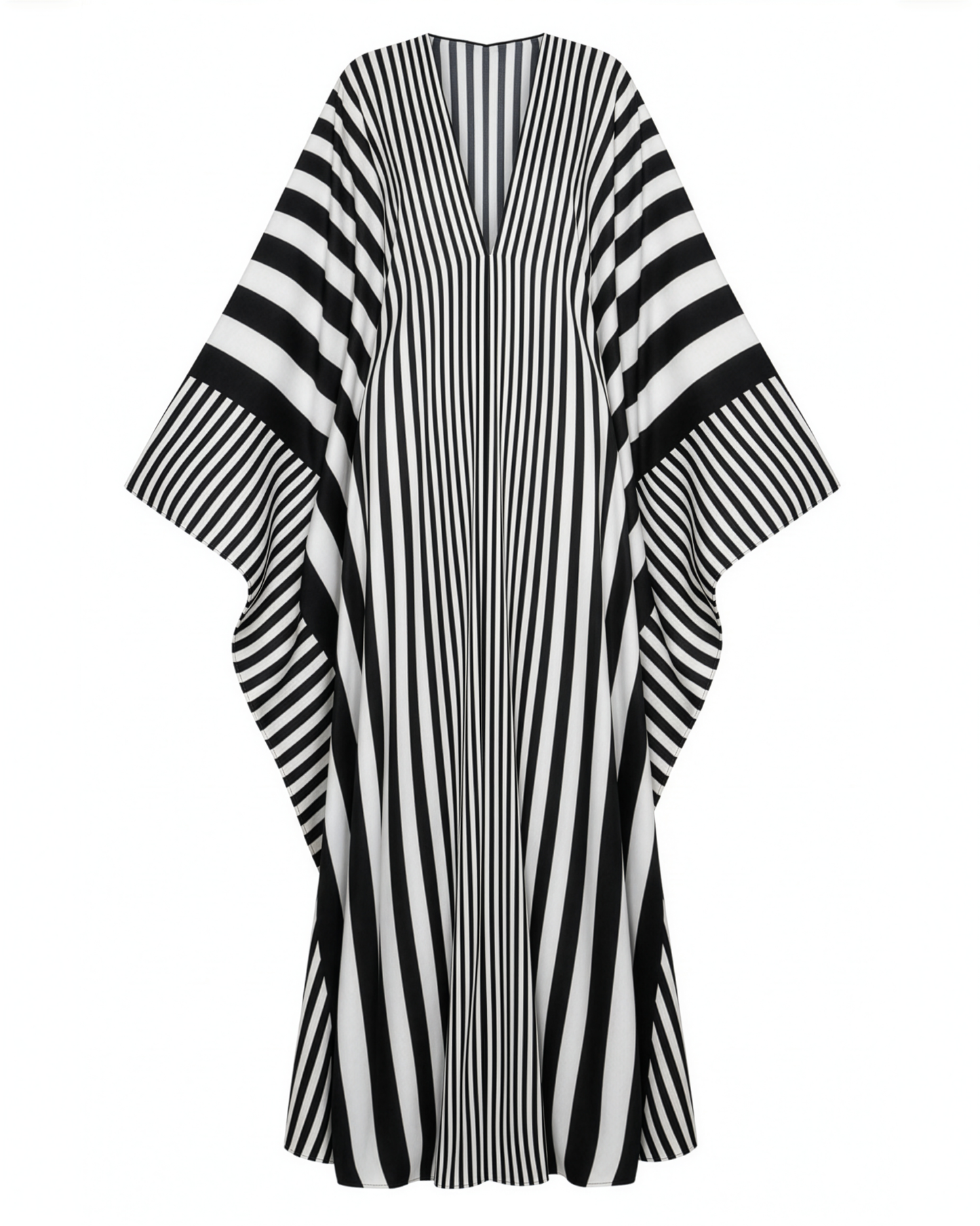 Stripes Kaftan Cover Up
