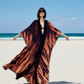 Flaming Kaftan Cover Up