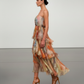 LUXE Pastel Flora Ruffle Maxi