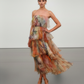LUXE Pastel Flora Ruffle Maxi