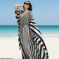 Stripes Kaftan Cover Up