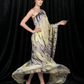 Strokes Purple Yellow Kaftan Dress
