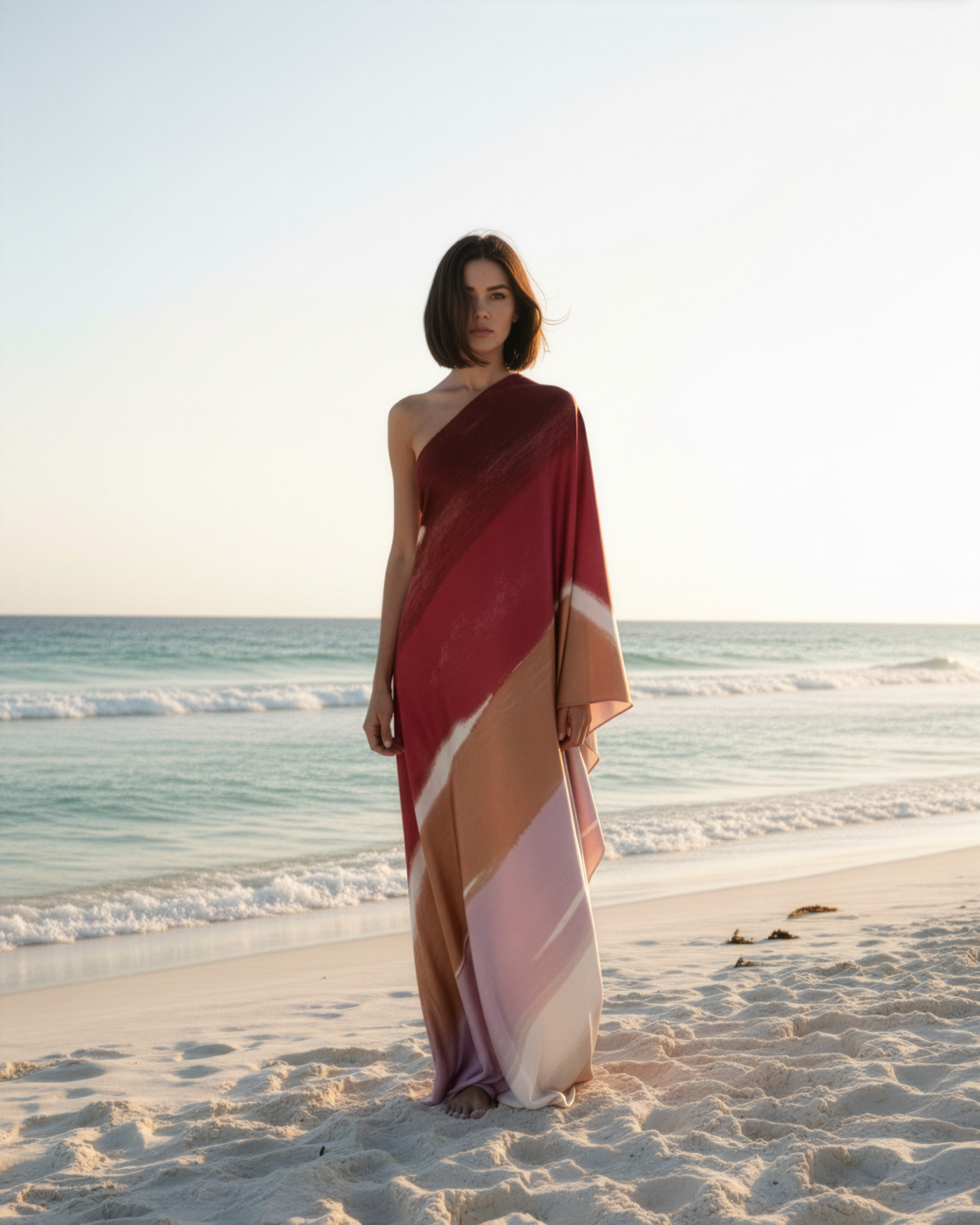 Four Stripes Kaftan Dress