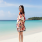 Flower Abstract Kaftan