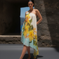 Lily ColourBlock One Shoulder Dress