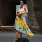 Lily ColourBlock One Shoulder Dress