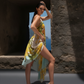 Lily ColourBlock One Shoulder Dress