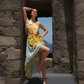 Lily ColourBlock One Shoulder Dress