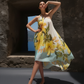 Lily ColourBlock One Shoulder Dress