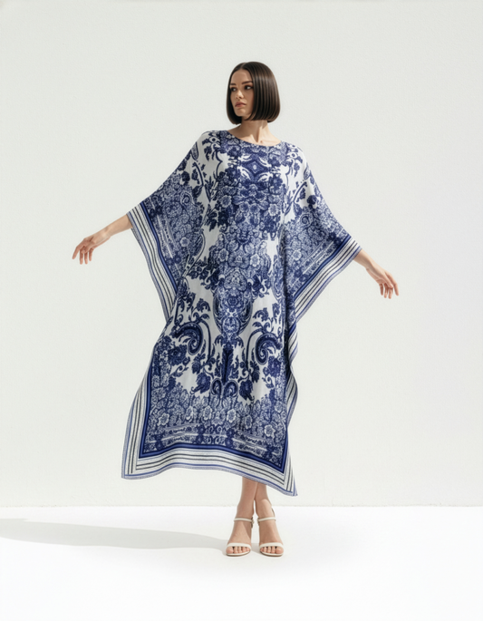 Mediterranean Kaftan Cover Up