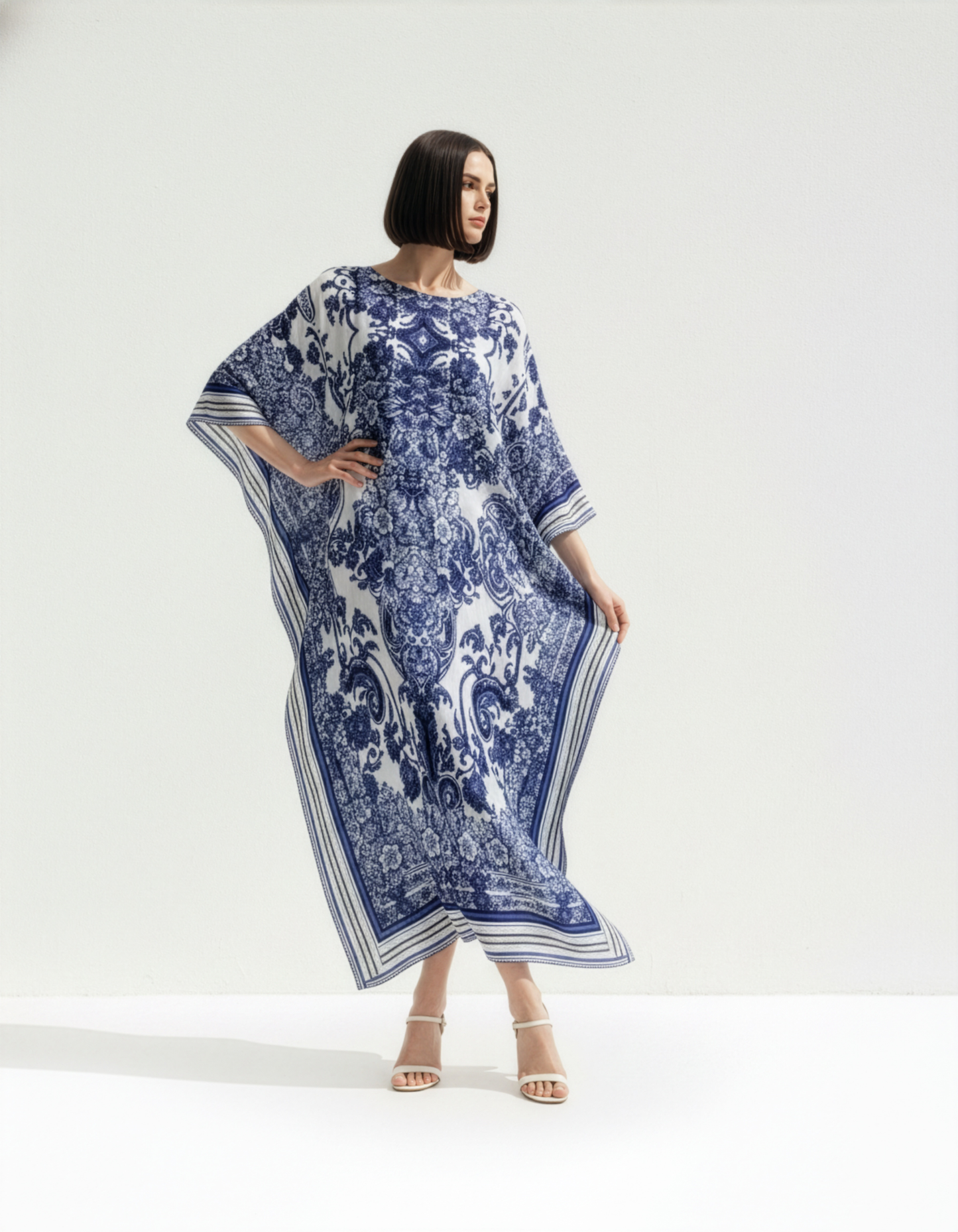 Mediterranean Kaftan Cover Up
