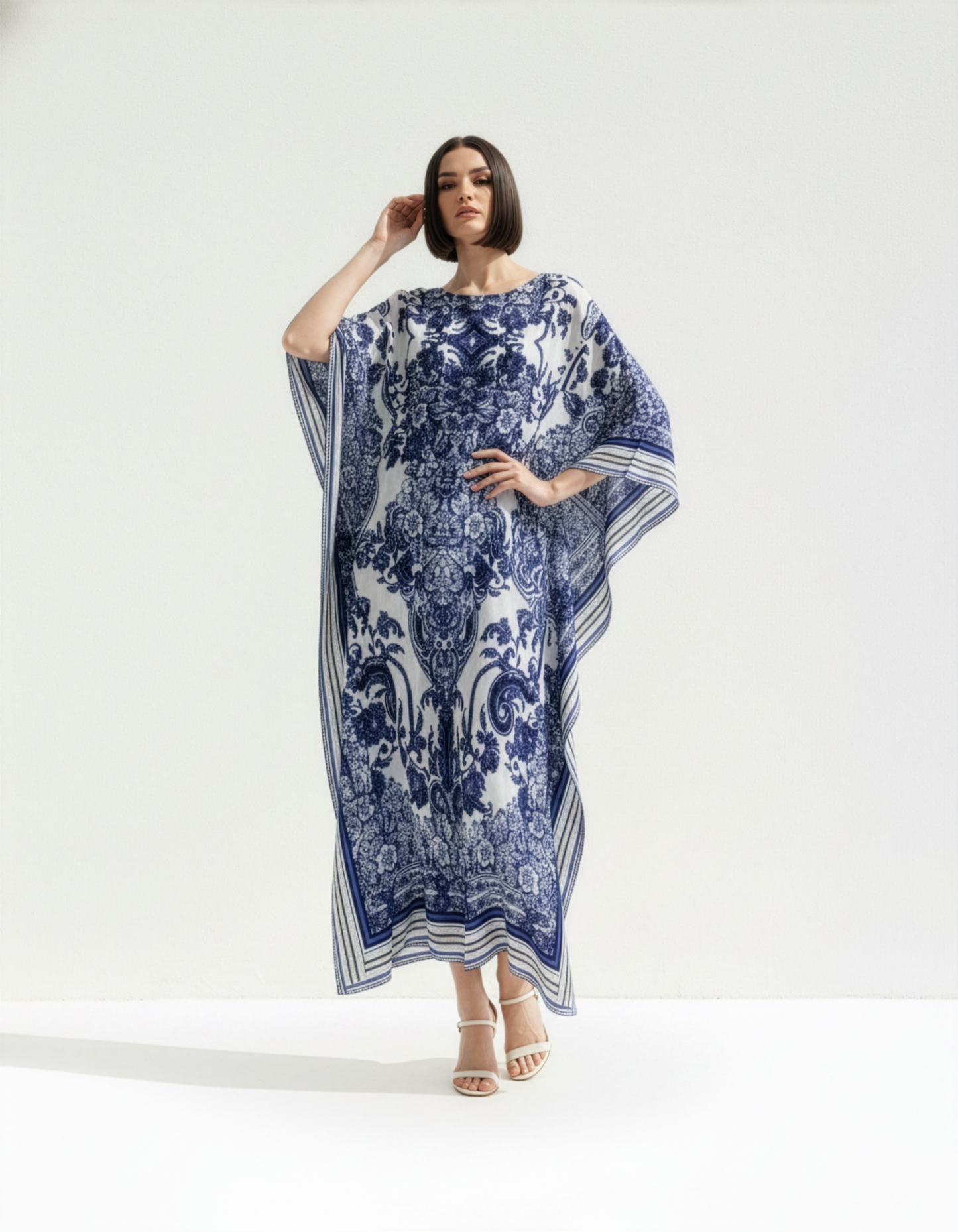 Mediterranean Kaftan Cover Up