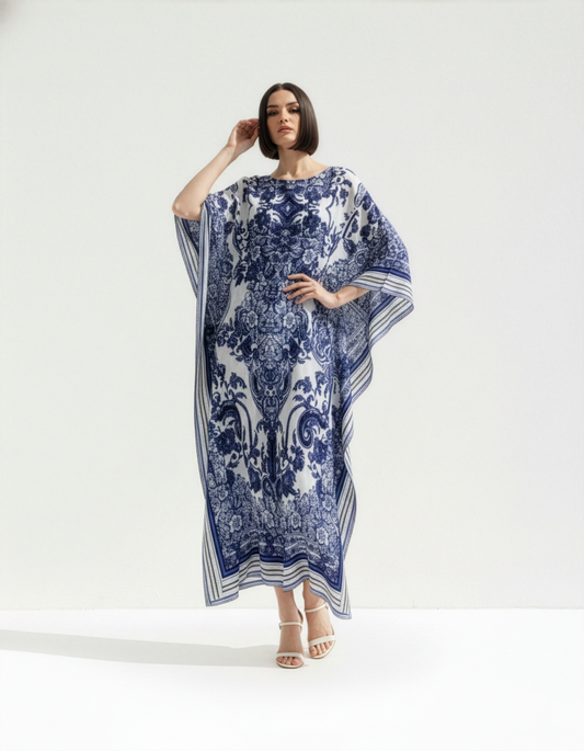 Mediterranean Kaftan Cover Up