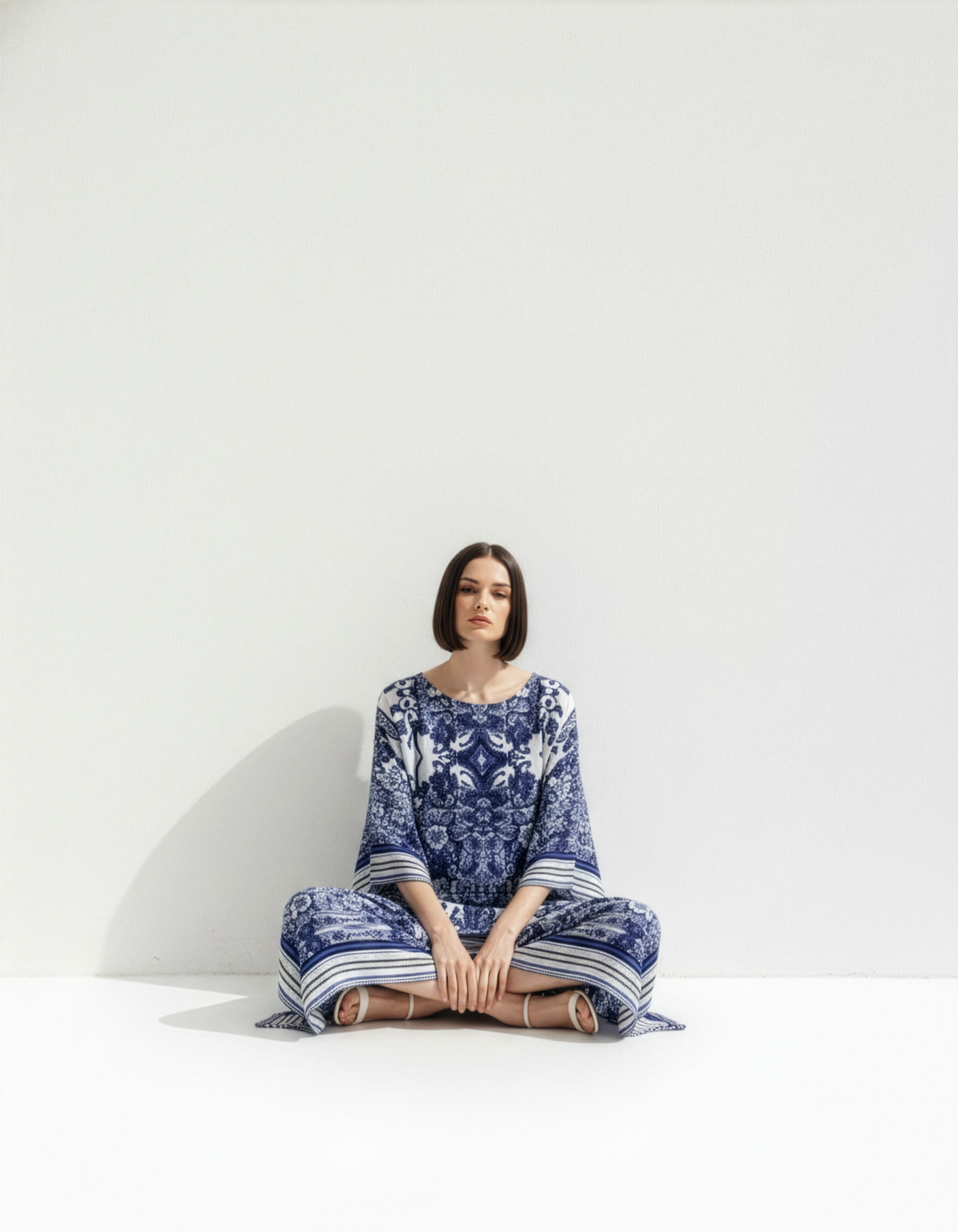 Mediterranean Kaftan Cover Up