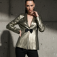 LUXE Metallic Vintage Gold Blazer