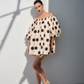Polka Off Shoulder Dress