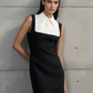 Collar Sleeveless Dress