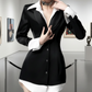 Blazer Shirt Dress