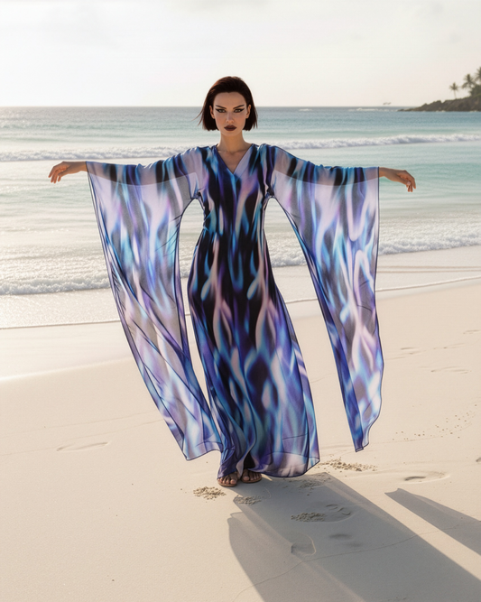 Blue Fantasy Kaftan