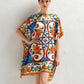 Multi Majolica Kaftan
