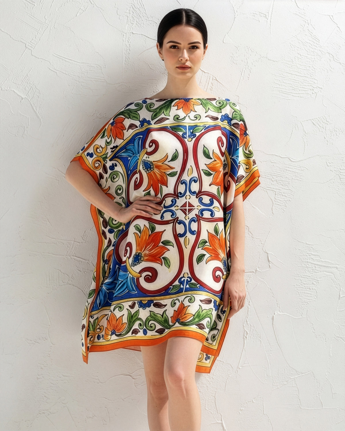 Multi Majolica Kaftan