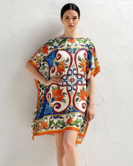 Multi Majolica Kaftan
