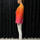LUXE Ombre Yellow Pink Blazer