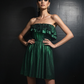 Serena Emerald Metal Dress