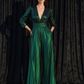 Emerald Metallic Vintage Jumpsuit